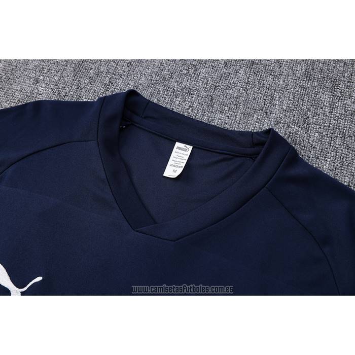 Chandal del Olympique Marsella Manga Corta 2022-2023 Azul